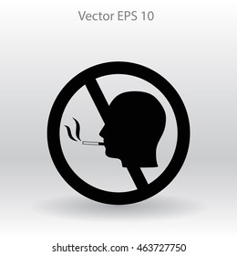 no smoking vector icon