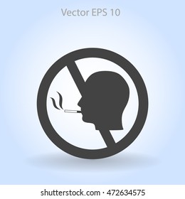 no smoking vector icon