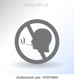 no smoking vector icon