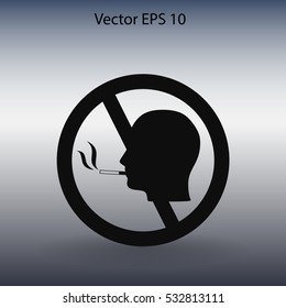 no smoking vector icon