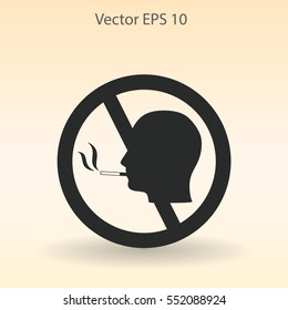 no smoking vector icon