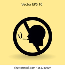 no smoking vector icon