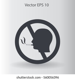no smoking vector icon