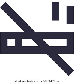 No Smoking Vector Icon