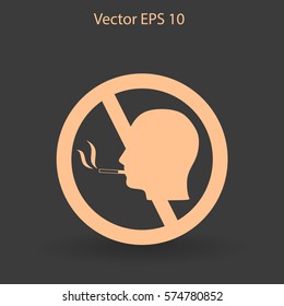 no smoking vector icon