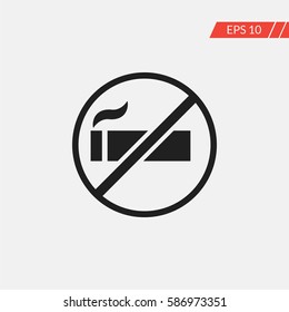 No smoking vector icon