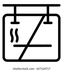 No Smoking Vector Icon