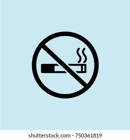 No Smoking Vector Icon