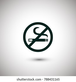 No Smoking vector icon