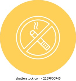 No Smoking vector icon. Can be used for printing, mobile and web applications.