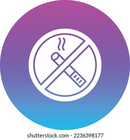 No Smoking vector icon. Can be used for printing, mobile and web applications.