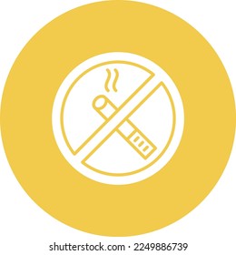 Kein Raucher-Vektorsymbol. Kann für Druck-, Mobil- und Web-Anwendungen verwendet werden.