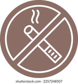No Smoking vector icon. Can be used for printing, mobile and web applications.