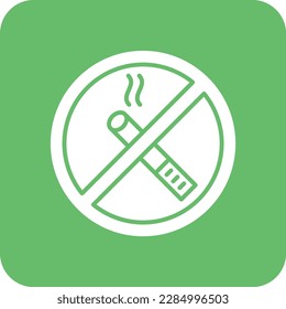 No Smoking vector icon. Can be used for printing, mobile and web applications.