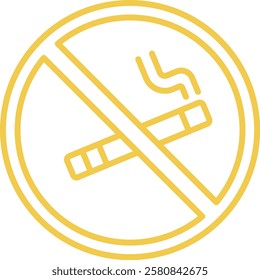 No Smoking vector icon. Can be used for printing, mobile and web applications.