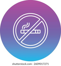 No Smoking vector icon. Can be used for printing, mobile and web applications.
