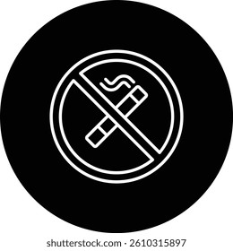 No Smoking vector icon. Can be used for printing, mobile and web applications.