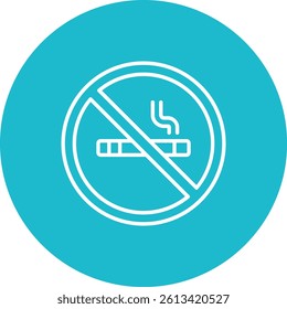 No Smoking vector icon. Can be used for printing, mobile and web applications.