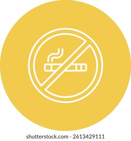 No Smoking vector icon. Can be used for printing, mobile and web applications.