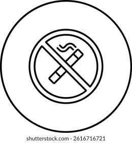 No Smoking vector icon. Can be used for printing, mobile and web applications.