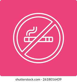 No Smoking vector icon. Can be used for printing, mobile and web applications.