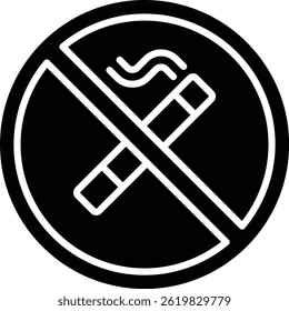 No Smoking vector icon. Can be used for printing, mobile and web applications.