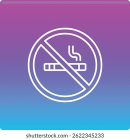 No Smoking vector icon. Can be used for printing, mobile and web applications.