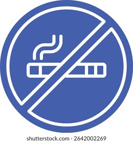 No Smoking vector icon. Can be used for printing, mobile and web applications.