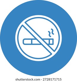 Ilustración de diseño de icono de Vector de no fumar