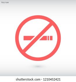 no smoking vector icon eps 10