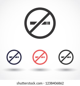 no smoking vector icon eps 10