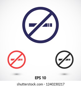 no smoking vector icon eps 10