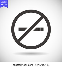 no smoking vector icon eps 10