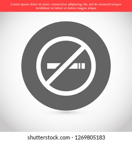 no smoking vector icon eps 10