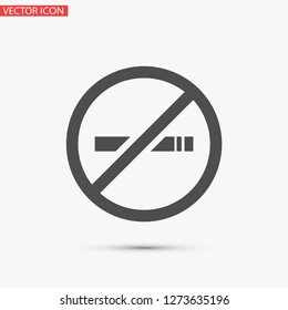 no smoking vector icon eps 10