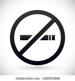 no smoking vector icon eps 10
