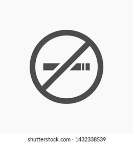 no smoking vector icon eps 10 , Lorem ipsum Flat design