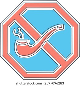 No Smoking Vector Icon  High Quality