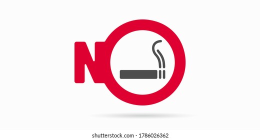 No smoking vector icon illustration