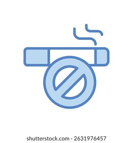 No Smoking vector icon stock illustration