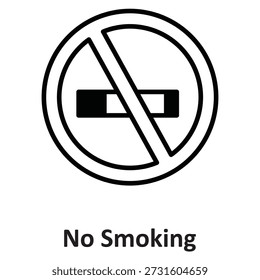 No fumar Vector icono que puede modificar o editar fácilmente

