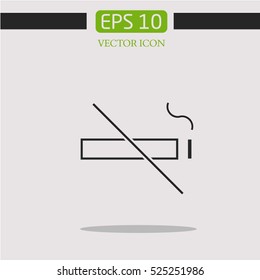 no smoking vector icone