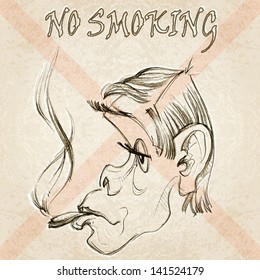 no smoking vector illustration