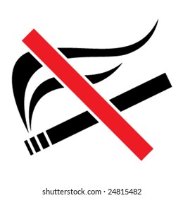 No smoking vector illustration