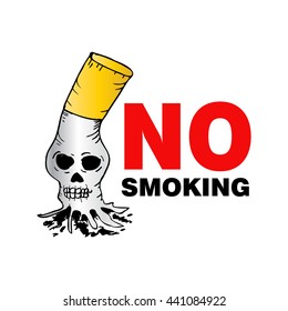 No Smoking Vector Illustration Stock Vector (Royalty Free) 441084922 ...