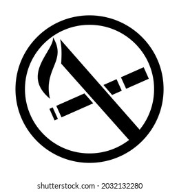  no fumar imagen vectorial.