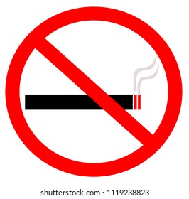 No smoking, vector images