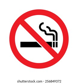 No smoking vector sign