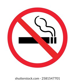 No smoking, warning information sign