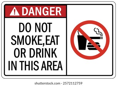 No smoking warning sign and labels